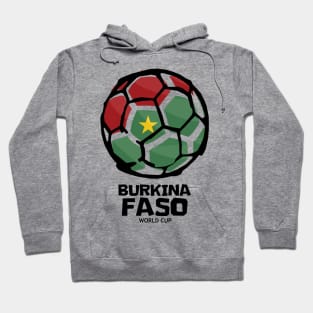 Burkina Faso Football Country Flag Hoodie